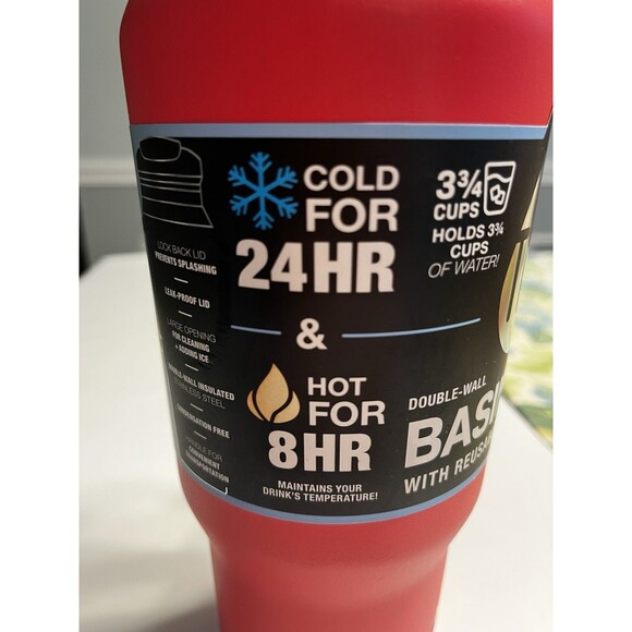 New TAL Stainless Steel Basin Travel Mug 30 oz, Pink WM2585 - Picture 6 of 8